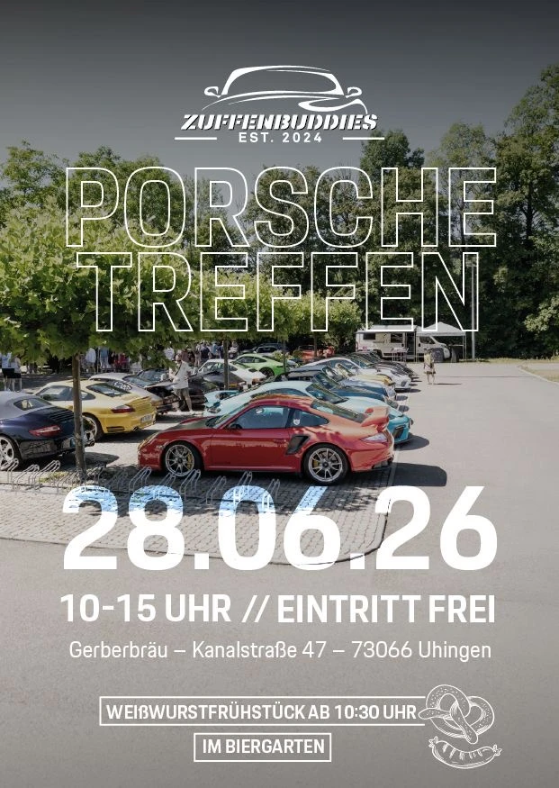 ZUFFENBUDDIES - Porschetreffen 28.06.26